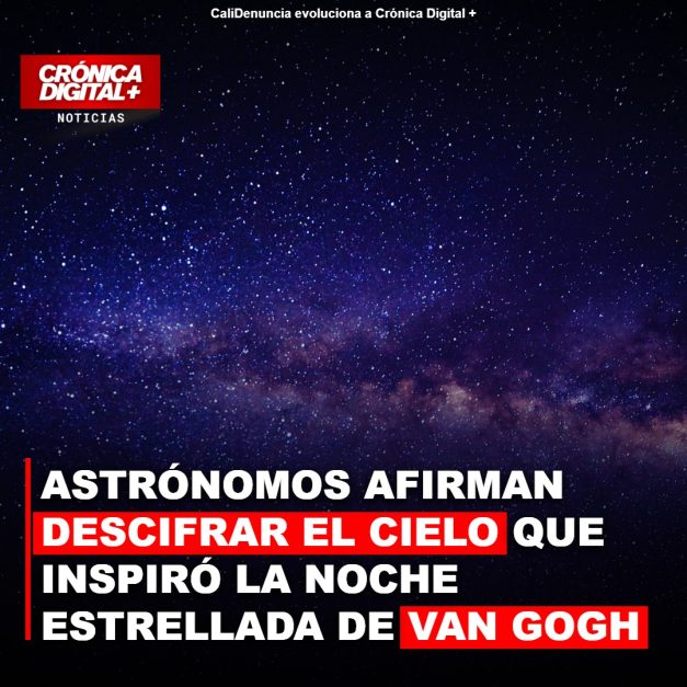 Astrónomos afirman descifrar el cielo que inspiró la noche estrellada de Van Gogh