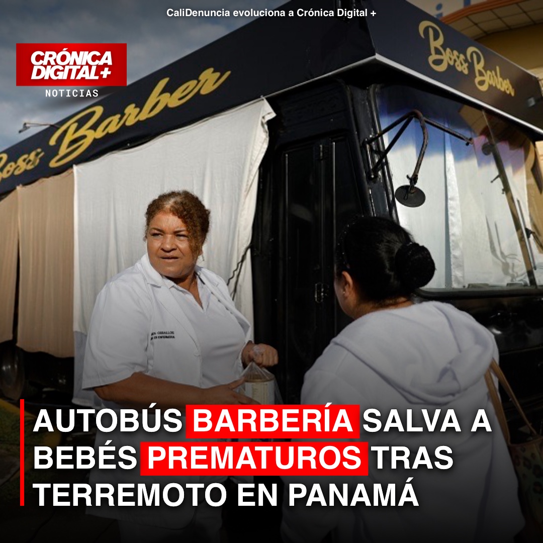 Autobús Barbería salva a bebés Prematuros Tras Terremoto en Panamá