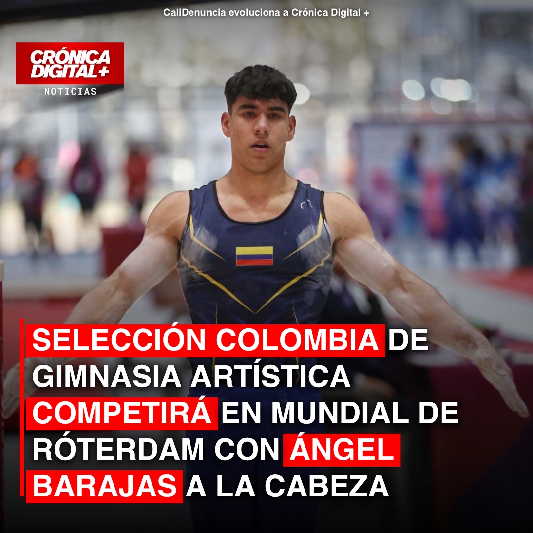 Barajas lidera selección colombiana al Mundial de Gimnasia Artística