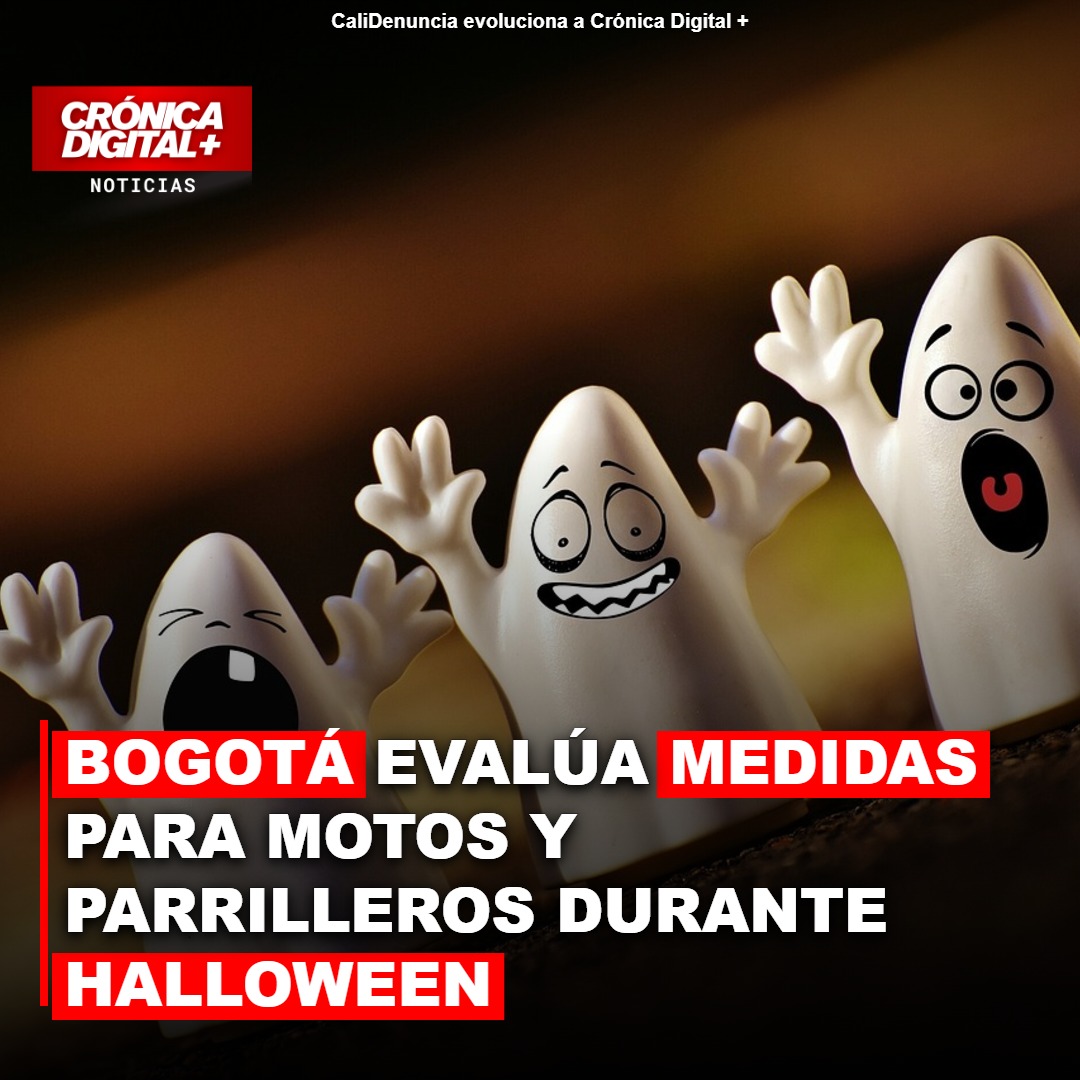 Bogotá evalúa medidas para motos y parrilleros durante Halloween