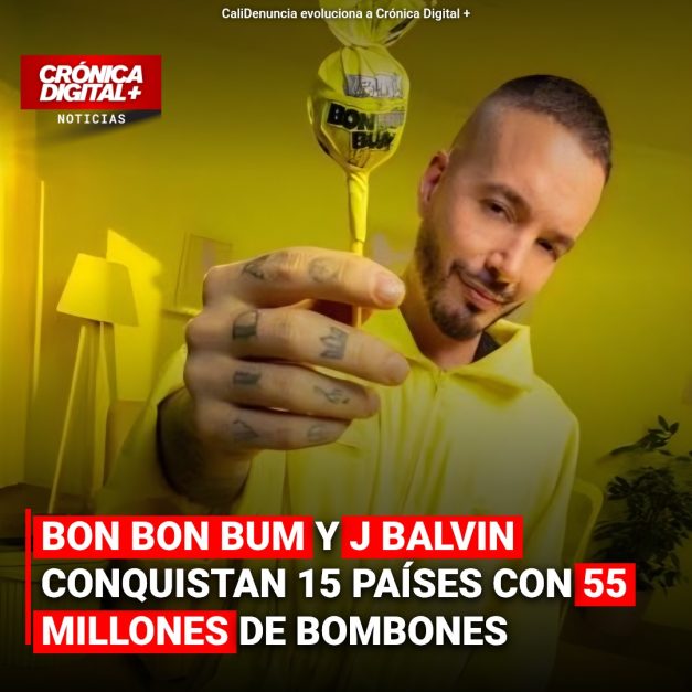Bon Bon Bum y j Balvin conquistan 15 países con 55 millones de bombones