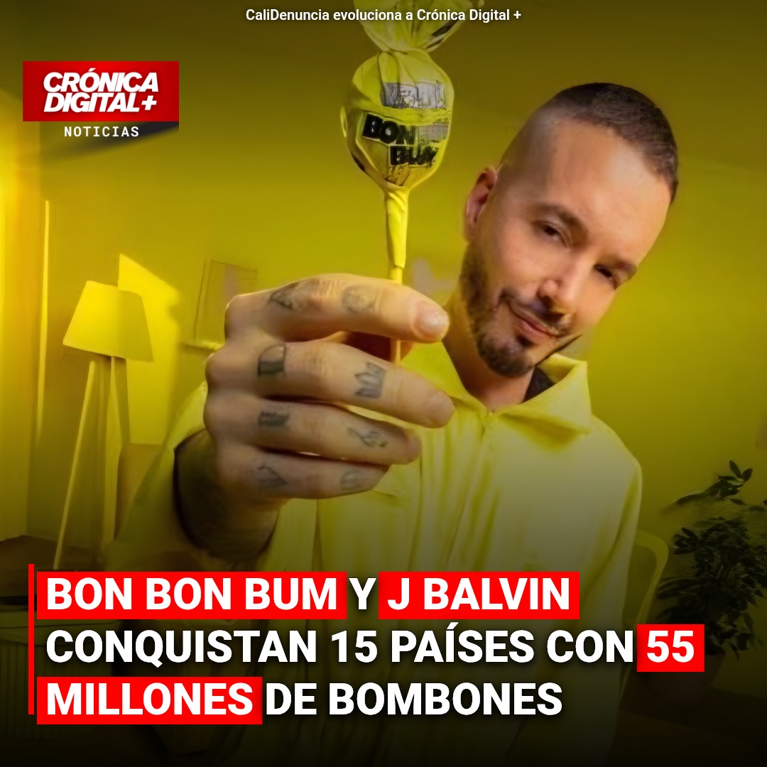 Bon Bon Bum y j Balvin conquistan 15 países con 55 millones de bombones