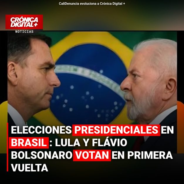 Brasil: Lula y Flávio Bolsonaro votan en reñida primera vuelta presidencial