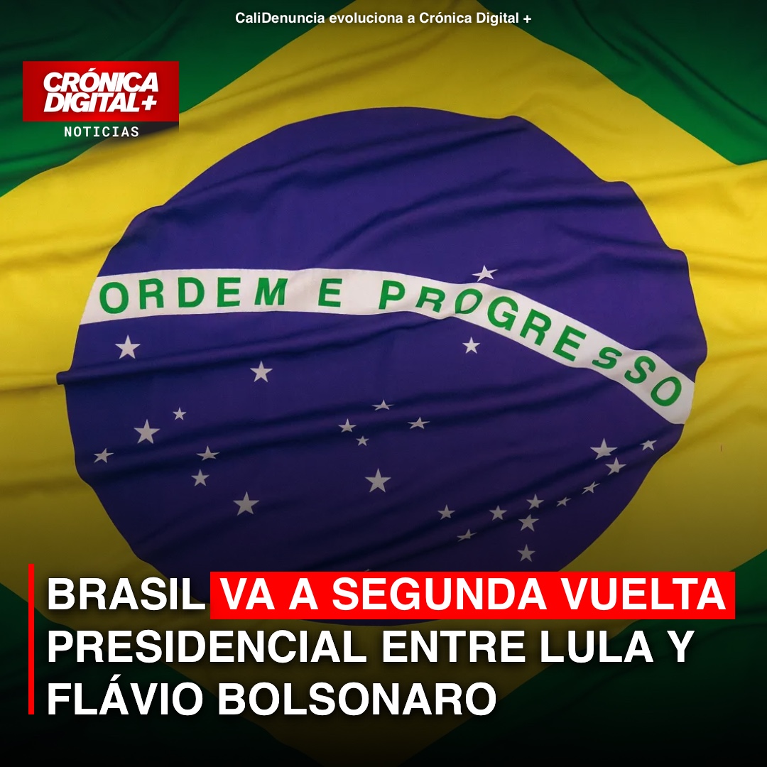 Brasil va a segunda vuelta presidencial entre Lula y Flávio Bolsonaro