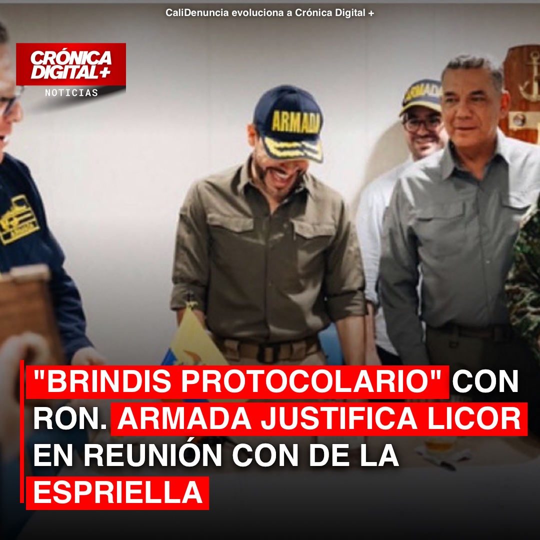«Brindis protocolario» con ron
