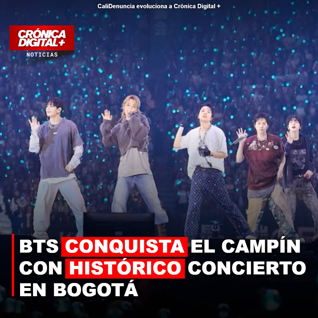 BTS llena El Campín y sorprende en español a 53.000 fans