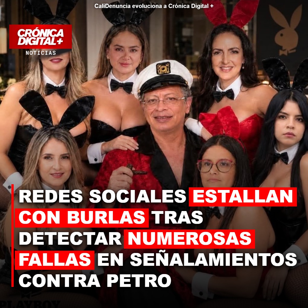 Burlas en redes por fallas en acusaciones contra Petro