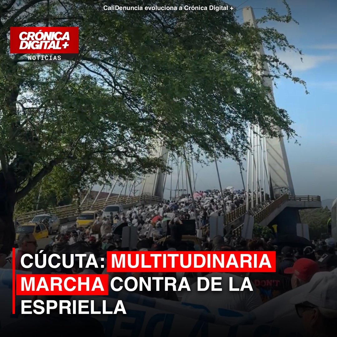CÚCUTA: MULTITUDINARIA MARCHA CONTRA DE LA ESPRIELLA