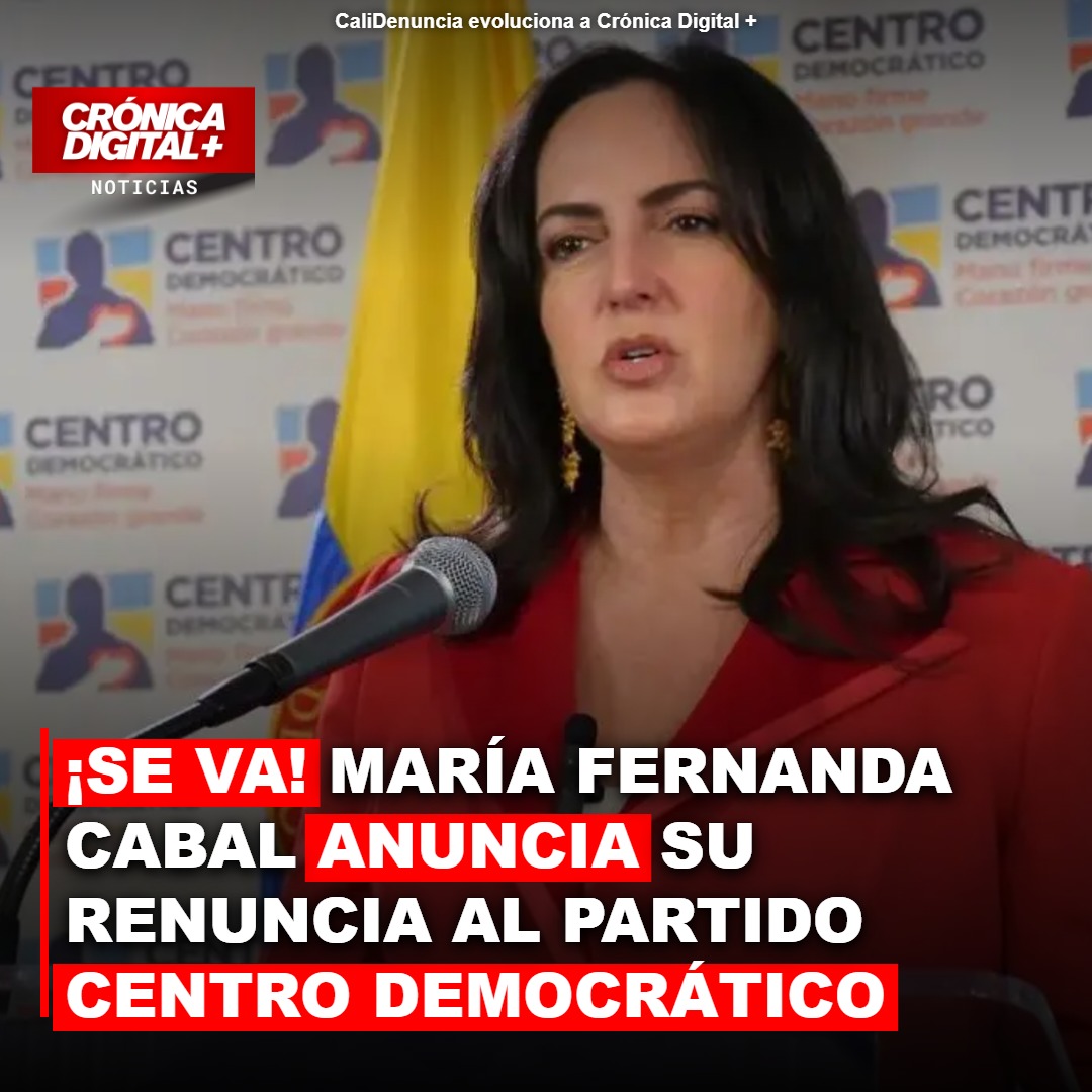 Cabal se desliga del Centro Democrático para una vía política propia