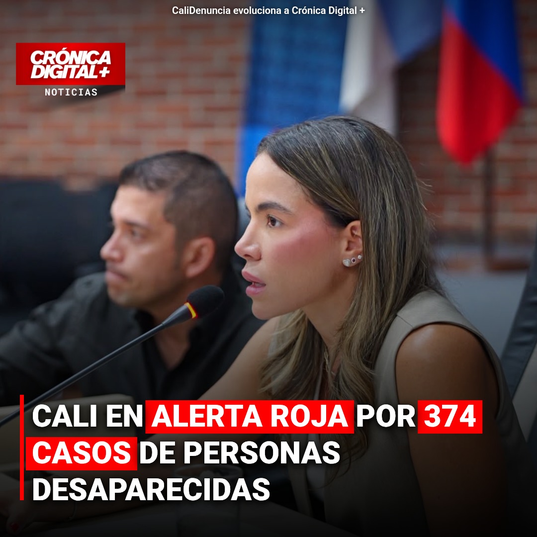 Cali en alerta roja por 374 casos de personas desaparecidas