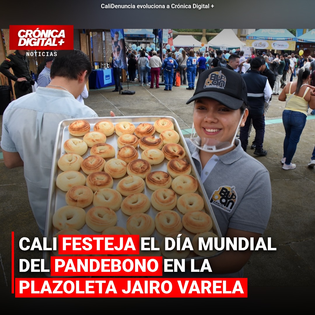 Cali festeja el Día Mundial del Pandebono en la Plazoleta Jairo Varela