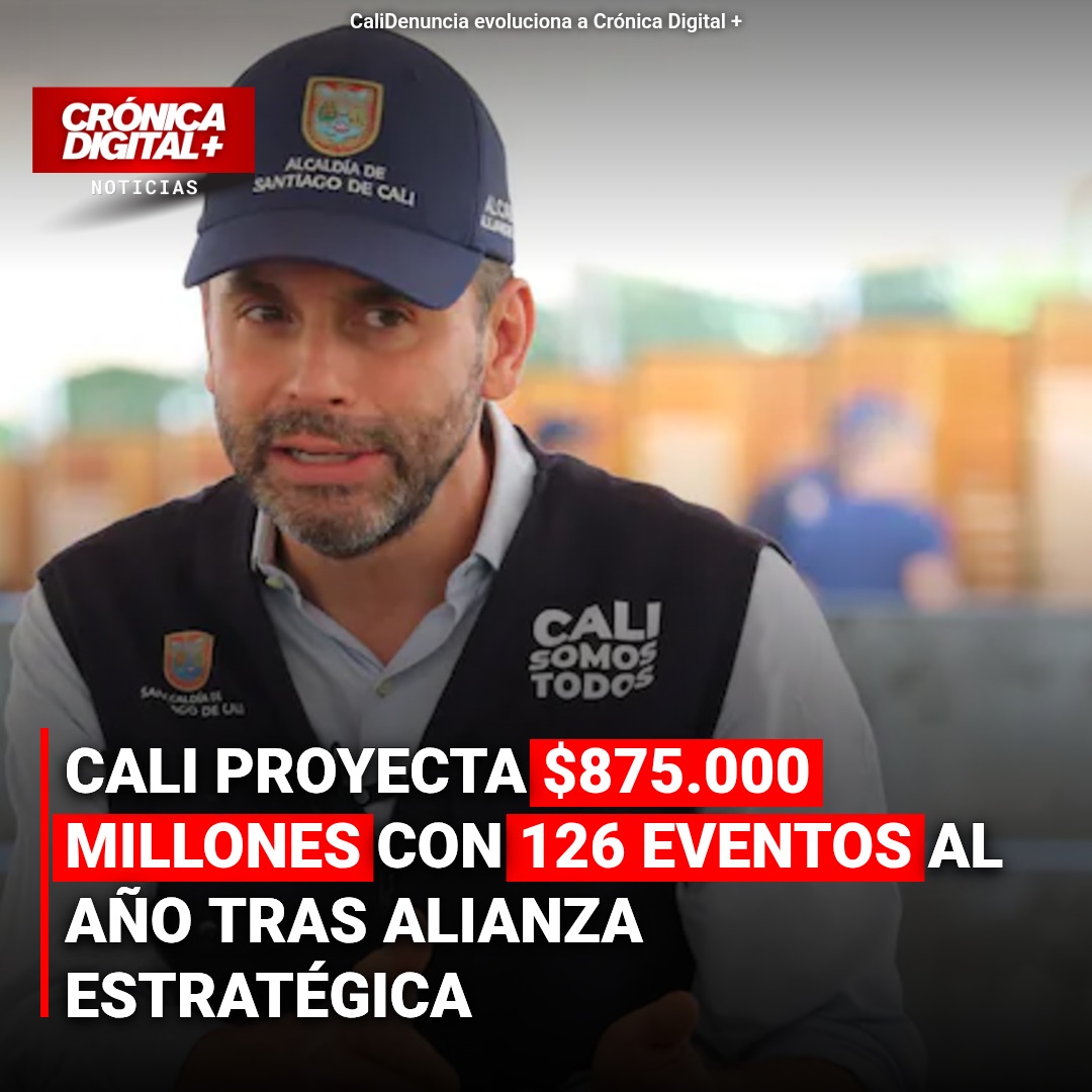 Cali proyecta $875.000 millones con 126 Eventos al año tras alianza estratégica
