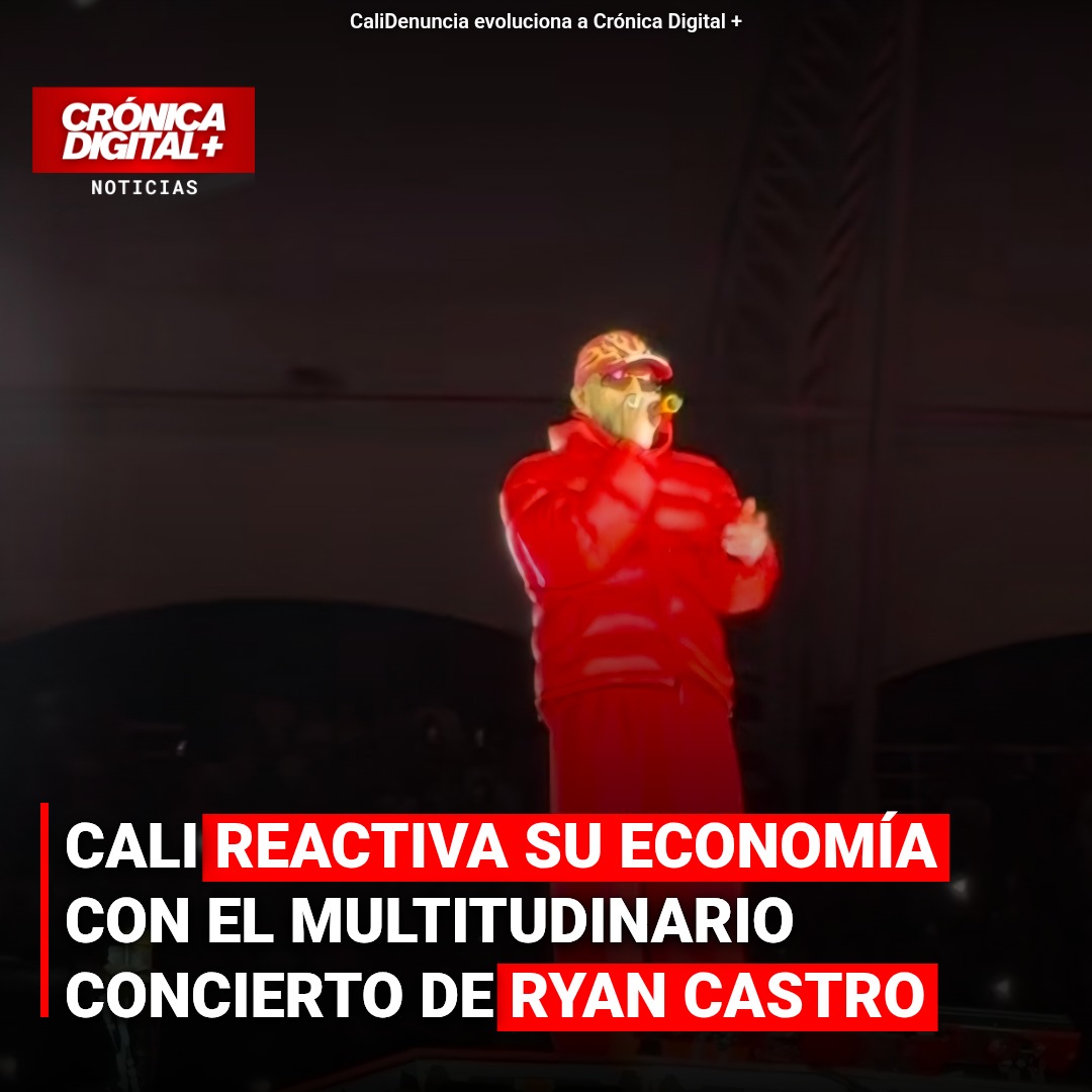 Cali reactiva su economía con el multitudinario concierto de Ryan Castro