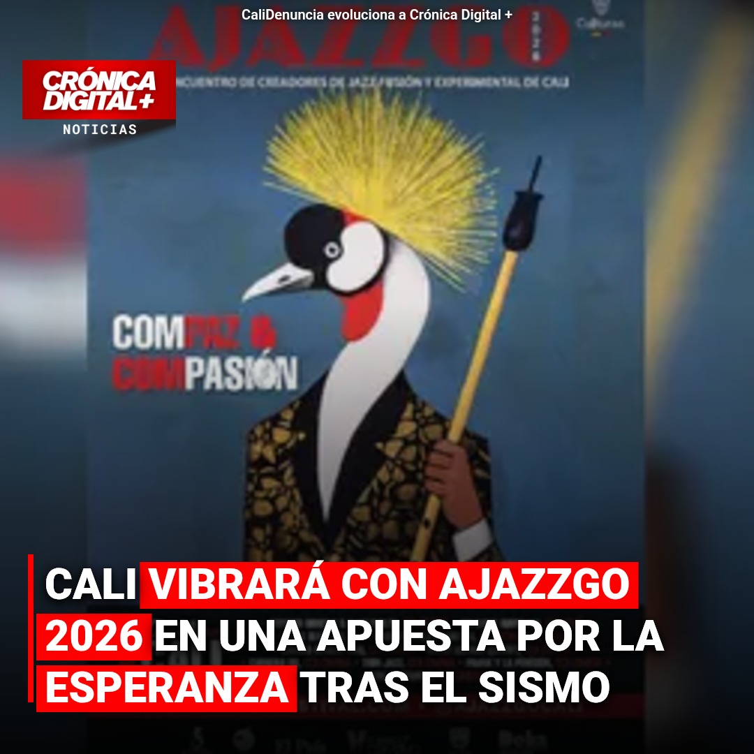 Cali vibrará con Ajazzgo 2026 en una apuesta por la esperanza tras el sismo