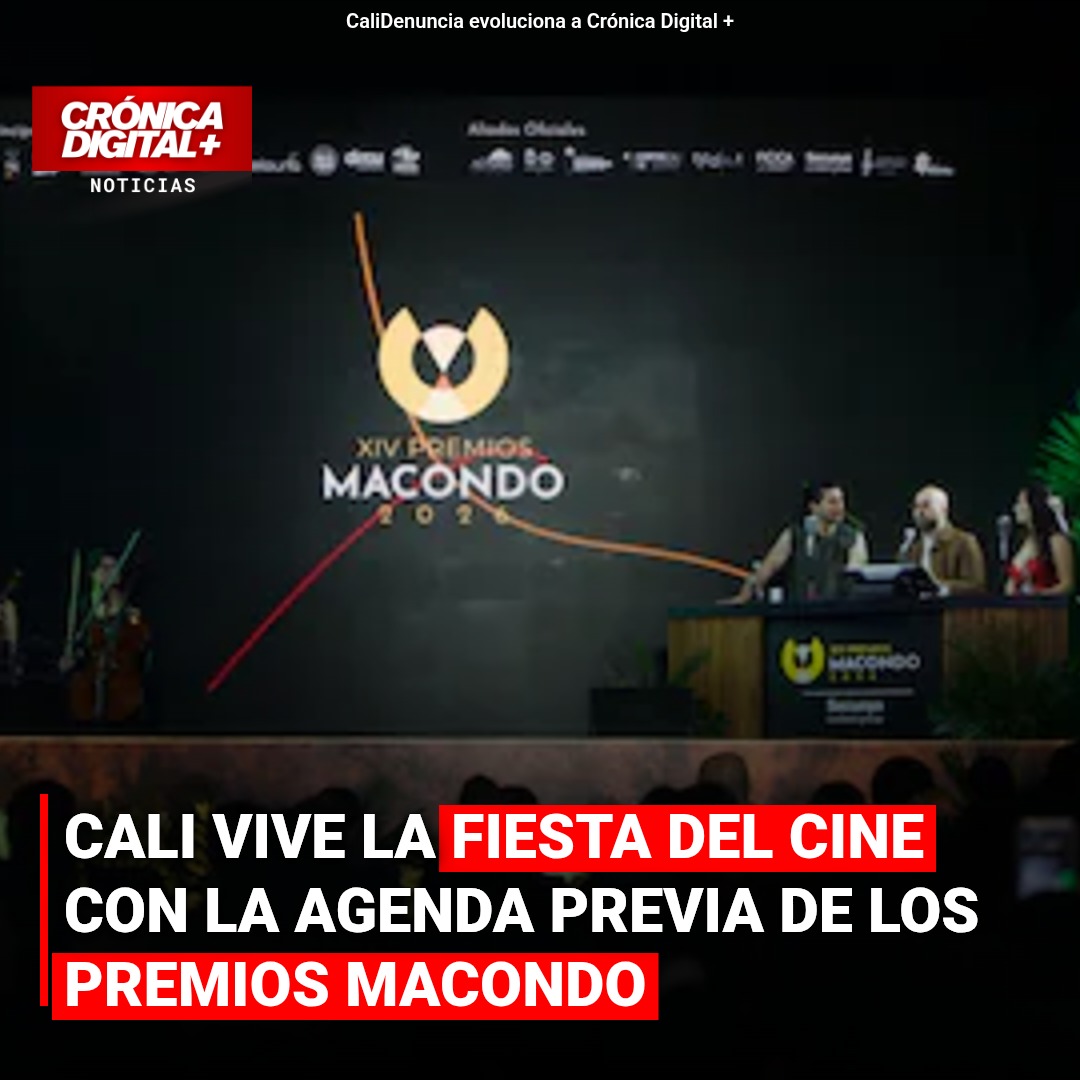 Cali vive la fiesta del cine con la agenda previa de los Premios Macondo