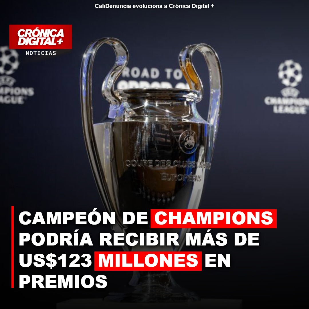 Campeón de Champions podría recibir más de US$123 millones en premios