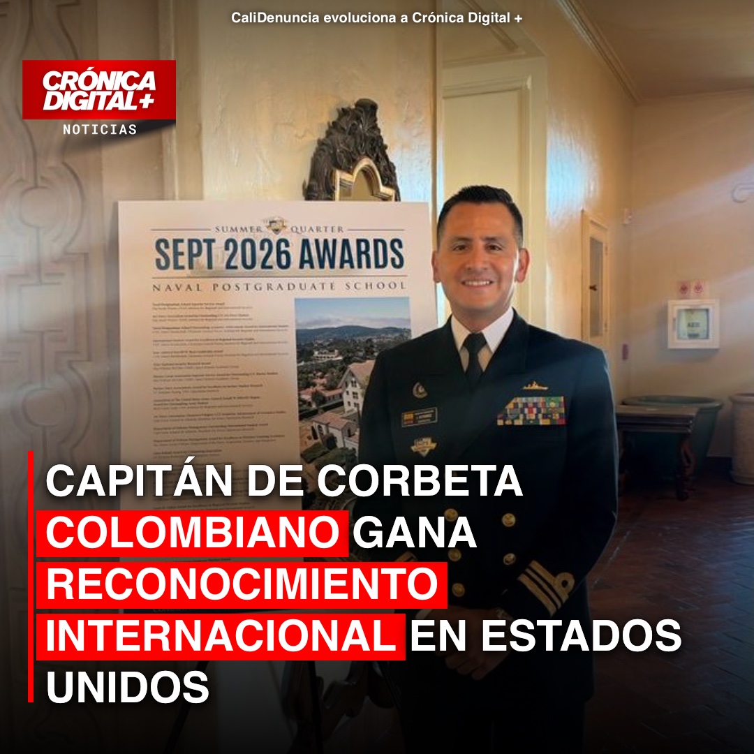 Capitán de Corbeta colombiano gana reconocimiento Internacional en Estados Unidos