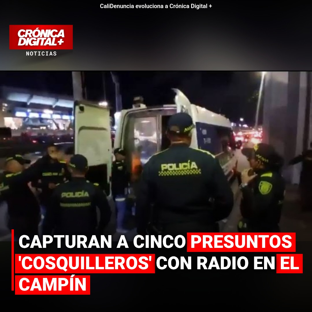 Capturan ‘cosquilleros’ con radio en El Campín antes de concierto