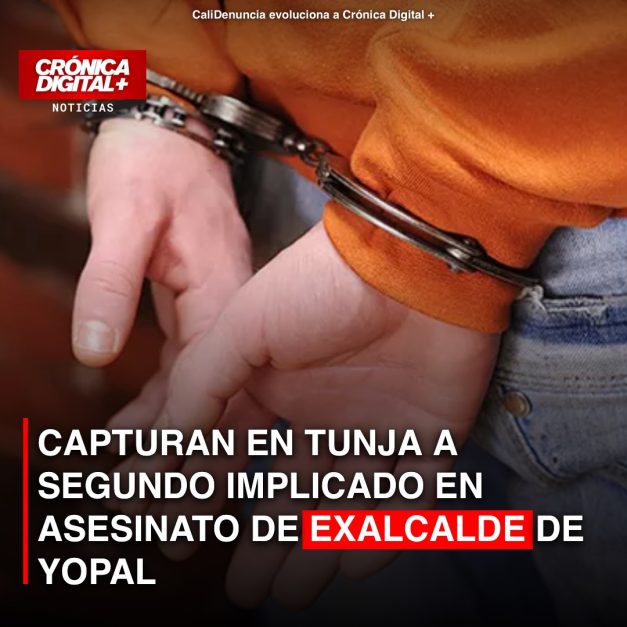 Capturan en Tunja a segundo implicado en asesinato de exalcalde de Yopal