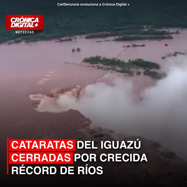 Cataratas del Iguazú cerradas por Crecida récord de Ríos
