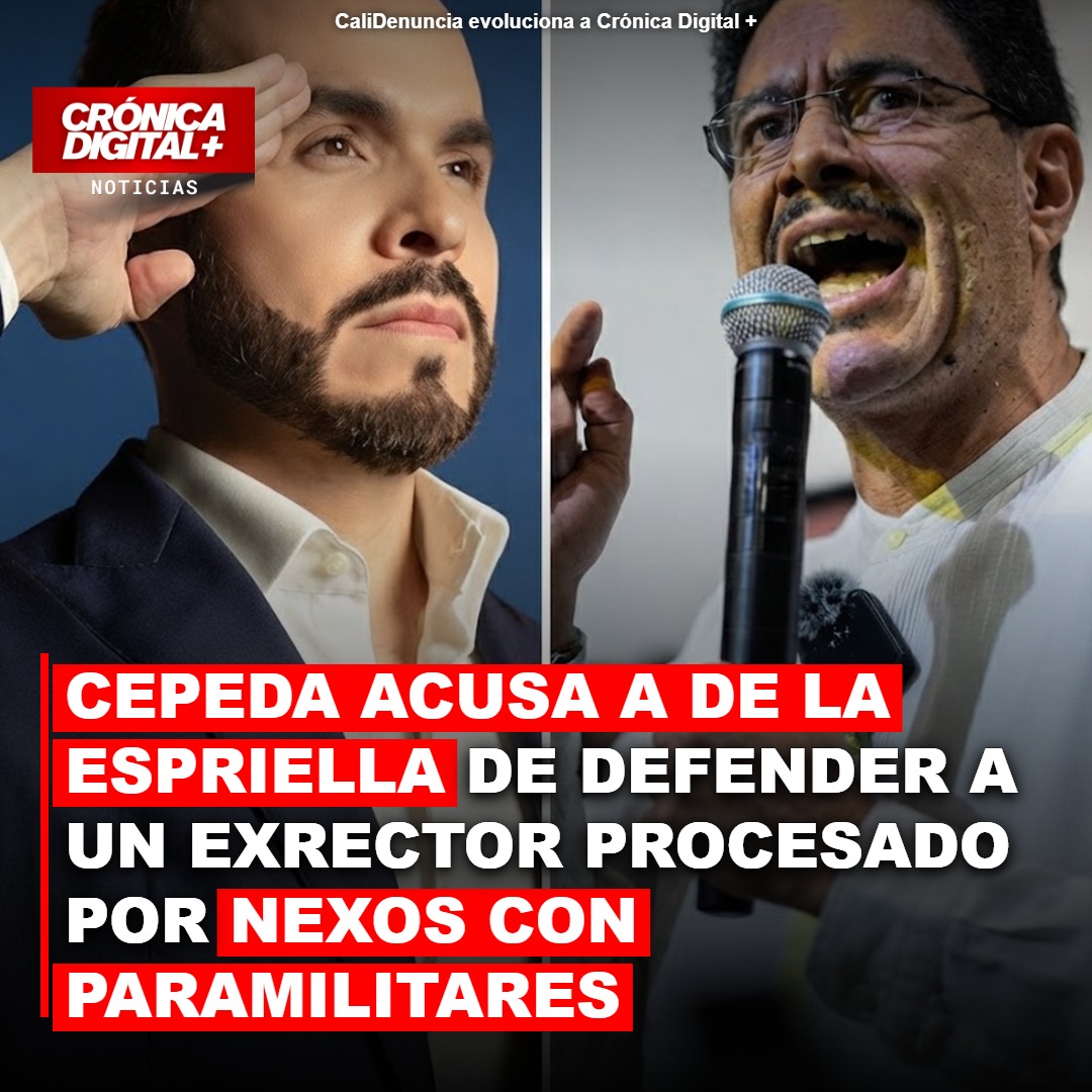 Cepeda acusa a De la Espriella de defender a un exrector procesado por nexos con paramilitares