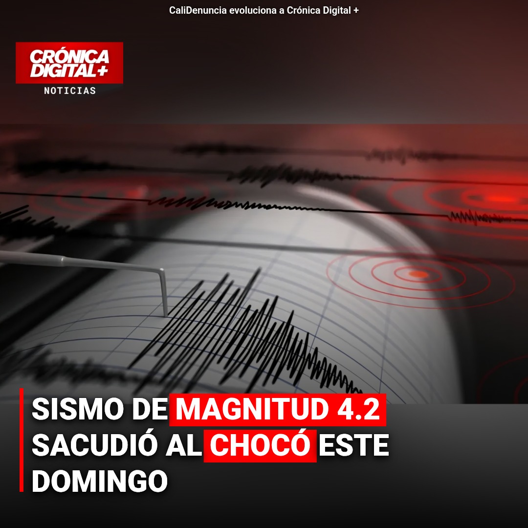 Chocó fue sacudido por un fuerte Sismo de Magnitud 4.2