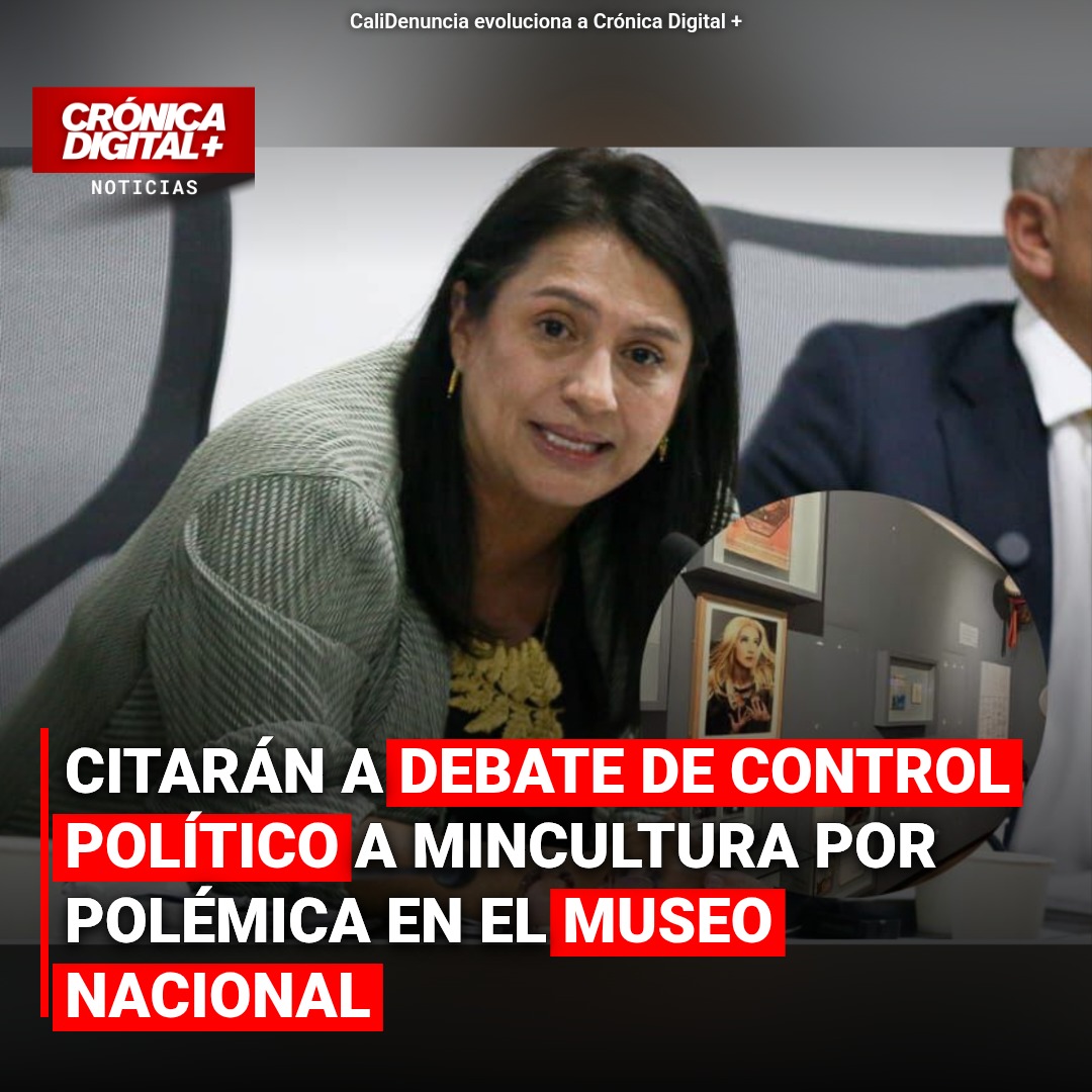Citarán a debate de control político a mincultura por polémica en el Museo Nacional