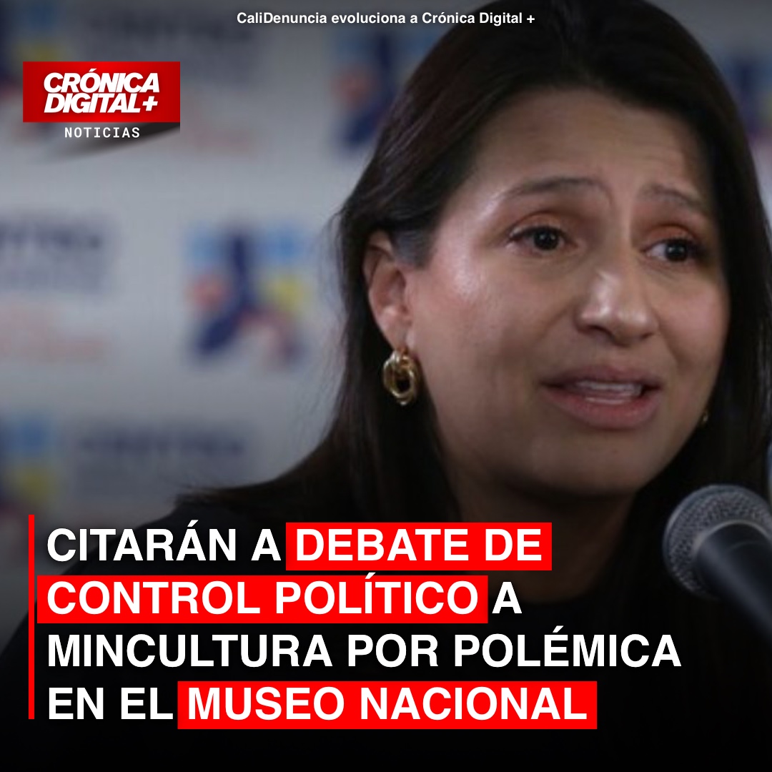 Citarán a debate de control político a mincultura por polémica en el Museo Nacional