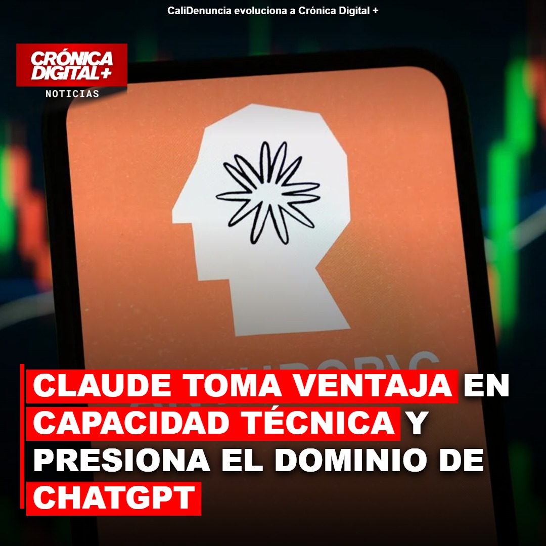 Claude toma ventaja en capacidad técnica y presiona el dominio de ChatGPT