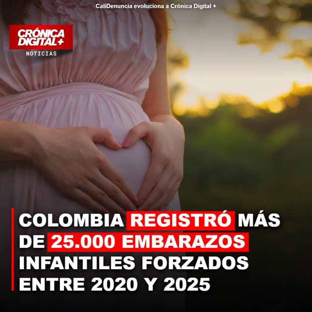 Colombia registró más de 25.000 embarazos infantiles forzados entre 2020 y 2025