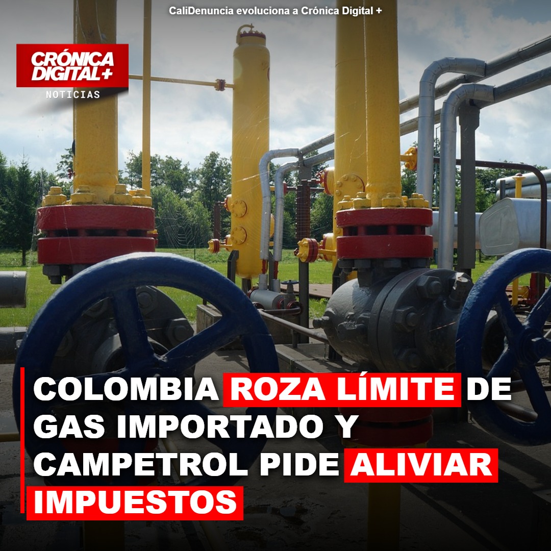 Colombia roza límite de Gas importado y Campetrol pide aliviar impuestos