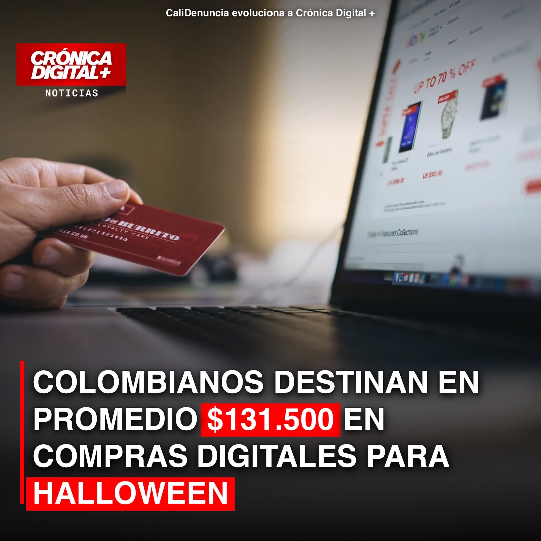 Colombianos destinan en promedio $131.500 en compras digitales para Halloween