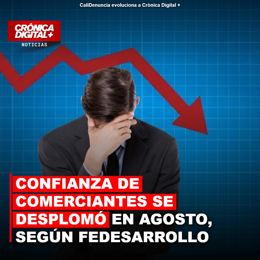 Confianza de comerciantes en Colombia cayó a 23,3% en agosto