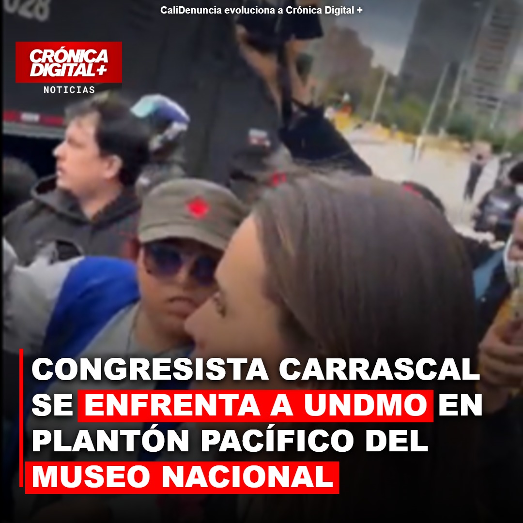 Congresista Carrascal se enfrenta a UNDMO en plantón pacífico del Museo Nacional
