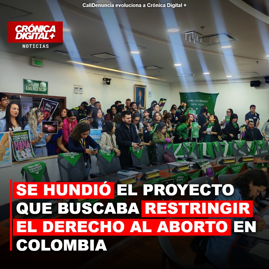 Congresista Lalis anuncia que se hundió el proyecto que buscaba restringir el derecho al aborto en Colombia