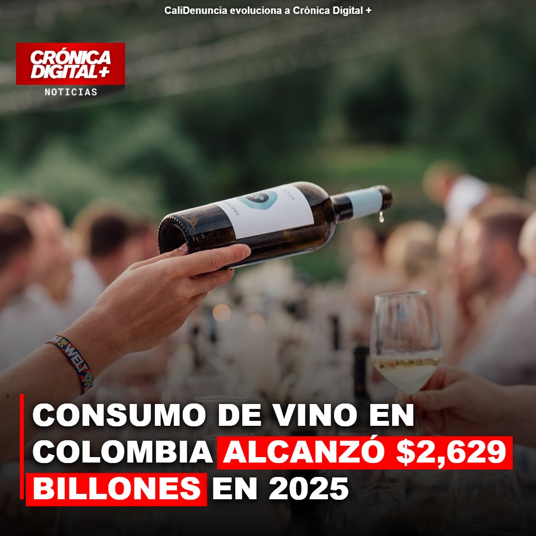 Consumo de vino en Colombia alcanzó $2,629 billones y D1 dominó las ventas