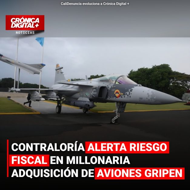 Contraloría alerta riesgo fiscal en millonaria adquisición de aviones Gripen