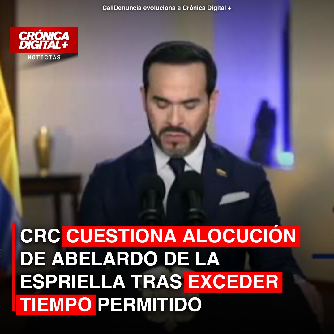 CRC objeta alocución de Abelardo De la Espriella por exceder el tiempo