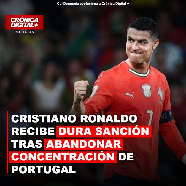 Cristiano Ronaldo recibe dura sanción tras abandonar concentración de Portugal