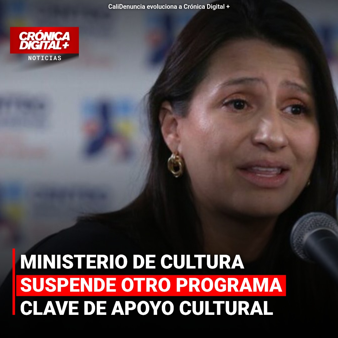 Cultura suspende otro programa clave de apoyo cultural