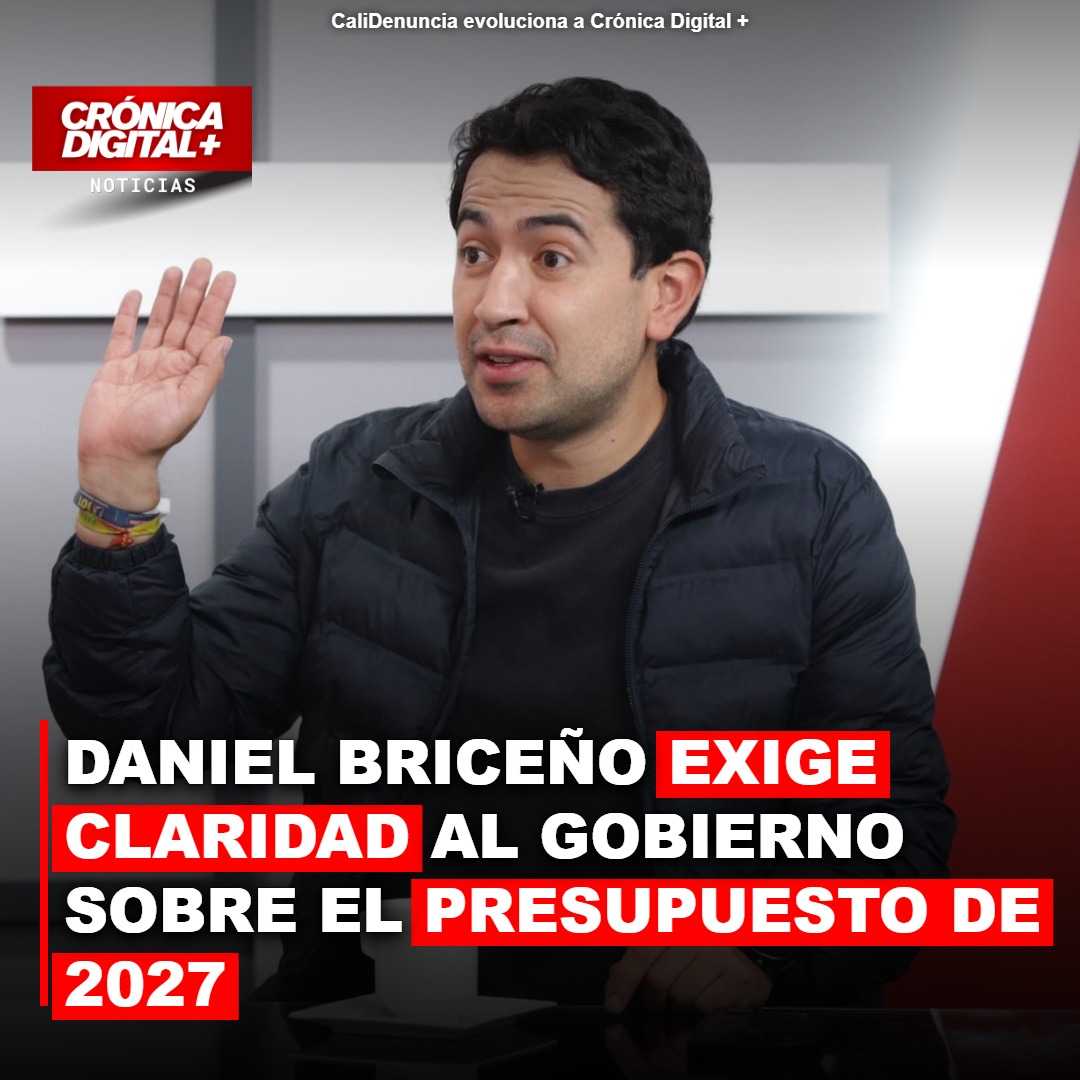 Daniel Briceño exige claridad al Gobierno sobre el Presupuesto de 2027
