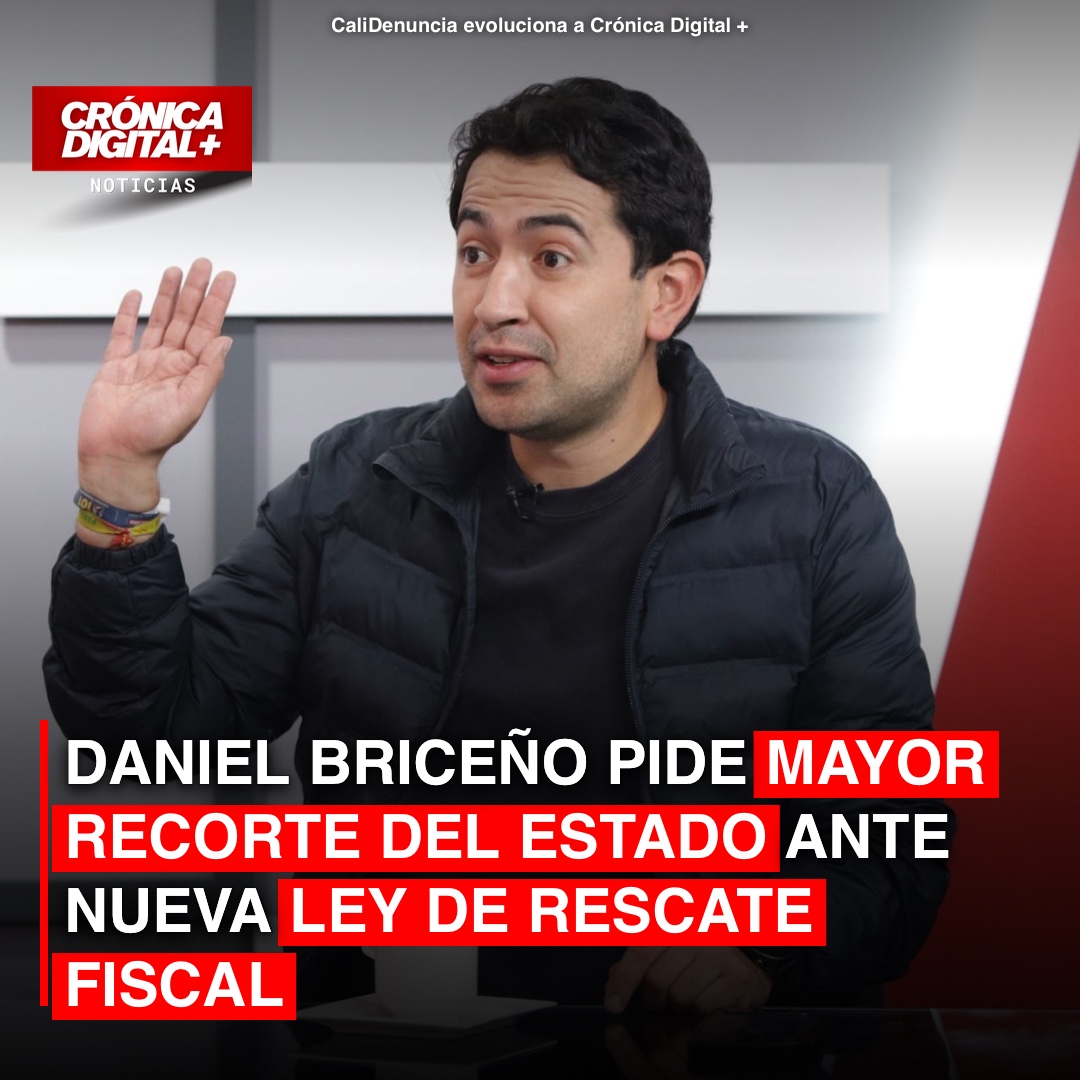 Daniel Briceño pide mayor recorte del Estado ante nueva ley de rescate fiscal