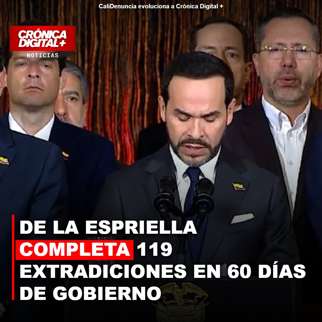 De la Espriella completa 119 extradiciones en 60 días de Gobierno