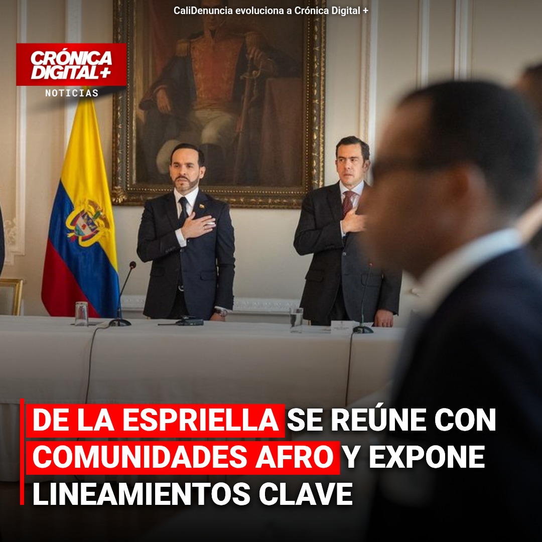 De La Espriella expone plan de seguridad e inversión a comunidades afro
