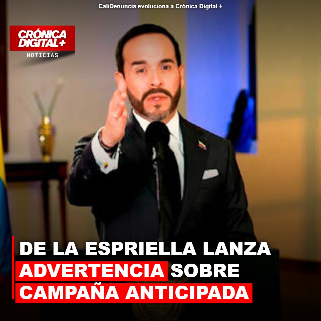 De la Espriella lanza advertencia sobre campaña anticipada