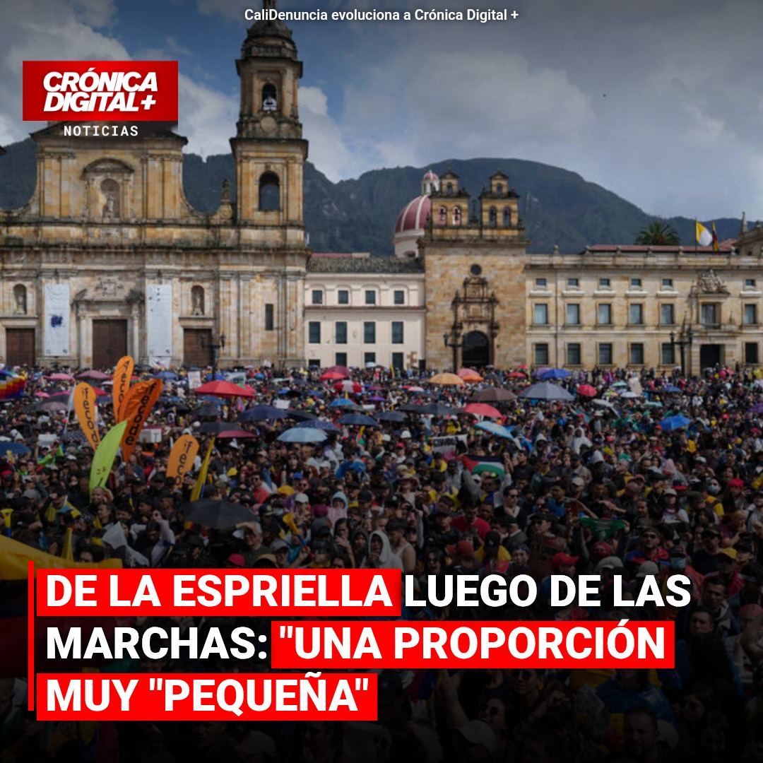 DE LA ESPRIELLA LUEGO DE LAS MARCHAS: «UNA PROPORCIÓN MUY «PEQUEÑA»