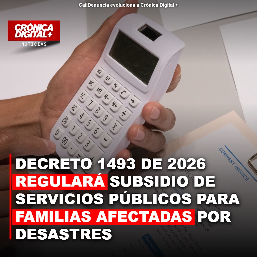 Decreto 1493 de 2026 regulará Subsidio de servicios públicos para familias afectadas por desastres