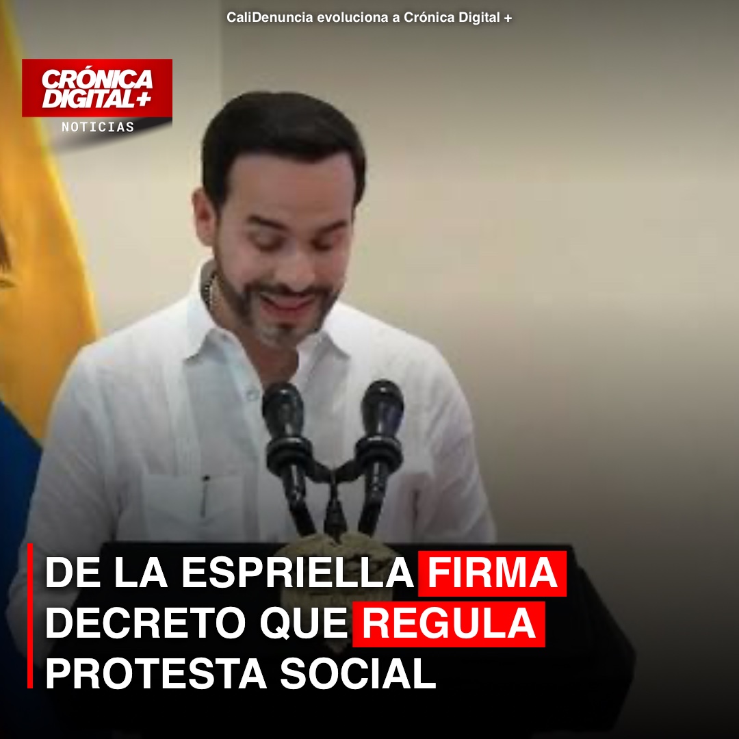 Decreto 1525: De la Espriella regula la protesta social