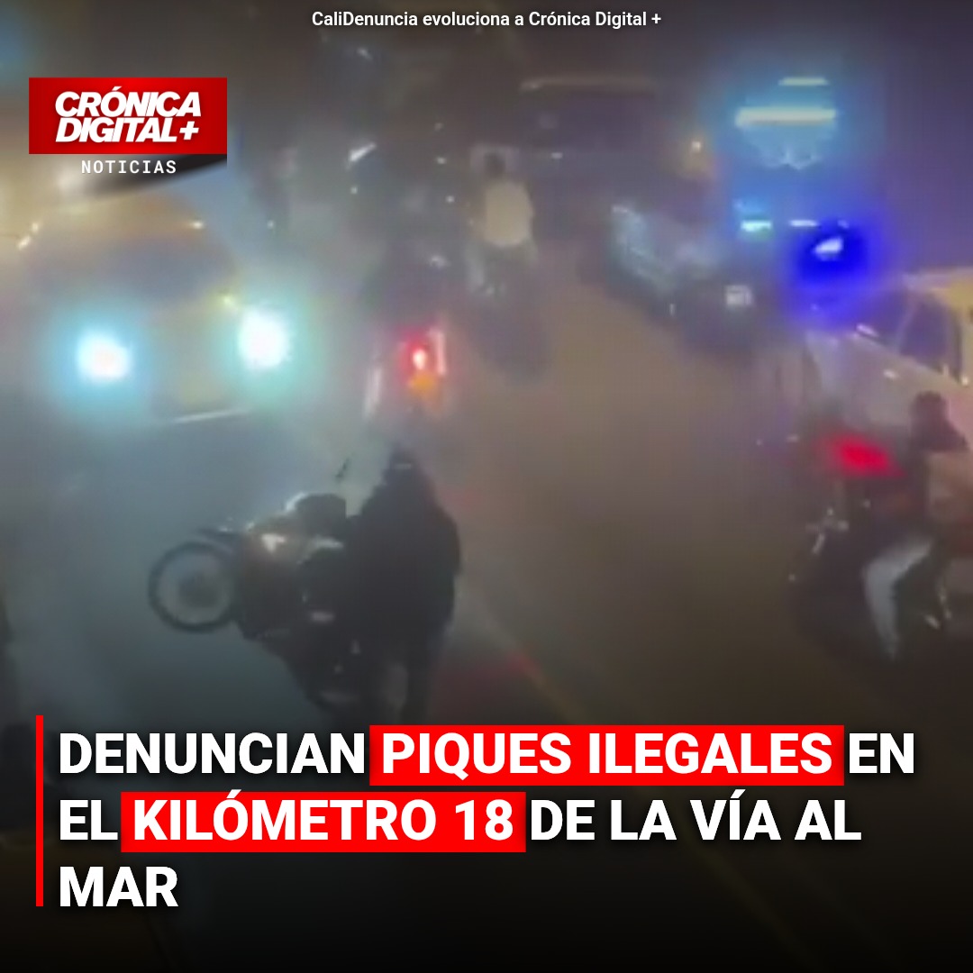 Denuncian piques ilegales en el kilómetro 18 de la vía al Mar