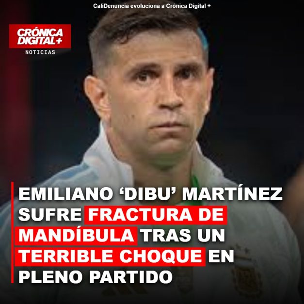 Dibu Martínez sufre fractura de mandíbula tras golpe en la Premier